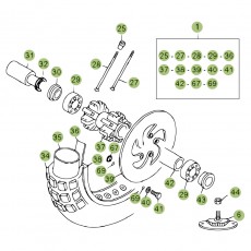 Beta REV80 08 Vorderrad