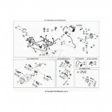 Beta RR125 LC 4T 20 Kabelstrang