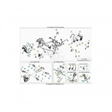 Beta RR125 LC 4T 21 Kabelstrang