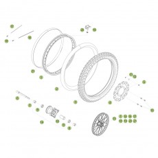 Beta RR50 Racing 16 Vorderrad