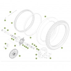 Beta RR300 14 Vorderrad