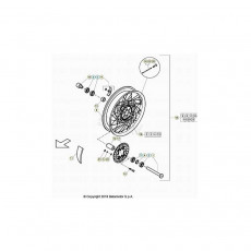 Beta Alp 200 21 Vorderrad