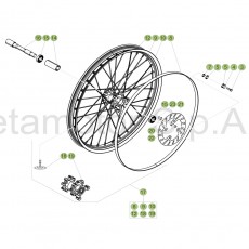 Beta EVO125 17 Vorderrad