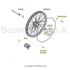 Beta EVO125 18 Vorderrad