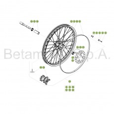 Beta  EVO125 Factory 17 Vorderrad