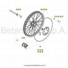 Beta EVO200 17 Vorderrad
