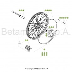 Beta EVO250 18 Vorderrad