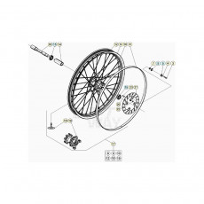 Beta EVO250 20 Vorderrad