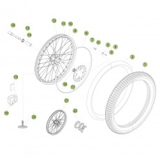 Beta EVO250 4T 13 Vorderrad