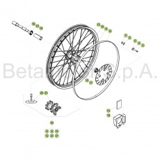 Beta EVO250 4T 17 Vorderrad