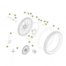 Beta EVO250 Factory 12 Vorderrad