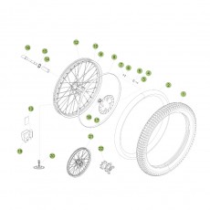 Beta EVO250 Factory 13 Vorderrad