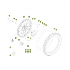 Beta EVO250 Factory 16 Vorderrad