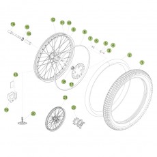 Beta EVO290 10 Vorderrad