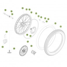 Beta EVO290 11 Vorderrad