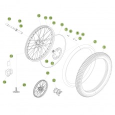 Beta EVO300 4T 09 Vorderrad