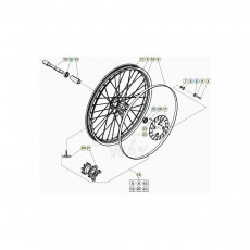 Beta EVO300 4T 20 Vorderrad