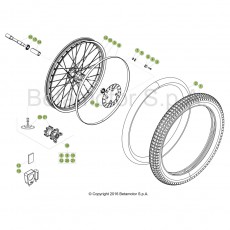 Beta EVO300 Factory 4T 16 Vorderrad