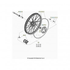 Beta EVO300 Factory 4T 22 Vorderrad