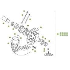 Beta EVO80 Junior 15 Vorderrad