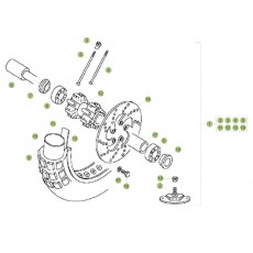 Beta EVO80 Junior 16 Vorderrad