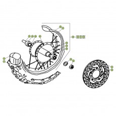 Beta Minitrial LC 15 Vorderrad