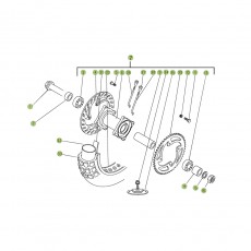 Beta RE125 09 Hinterrad