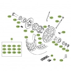 Beta REV80 08 Hinterrad