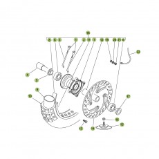 Beta RR125 11 Vorderrad