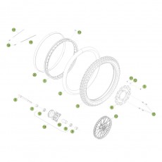 Beta RR125 14 Vorderrad