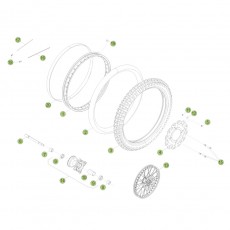 Beta RR125 15 Vorderrad