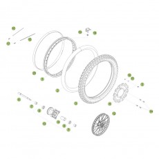 Beta RR125 LC 13 Vorderrad