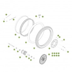 Beta RR125 LC 16 Vorderrad