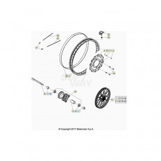 Beta RR125 LC 20 Vorderrad