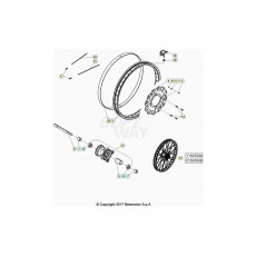 Beta RR125 LC R 24 Vorderrad