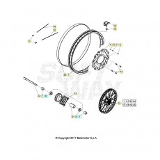 Beta RR125 LC T 23 Vorderrad