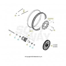 Beta RR125 LC R 25 Vorderrad