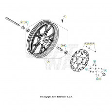 Beta RR125 LC T 25 Vorderrad