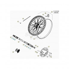 Beta RR125RC 20 Vorderrad