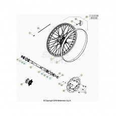 Beta RR250 21 Vorderrad