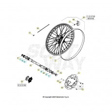 Beta RR250 26 Vorderrad