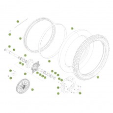 Beta RR250 2T Racing 14 Vorderrad