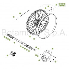 Beta RR350 17 Vorderrad