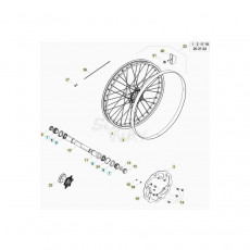 Beta RR350 20 Vorderrad