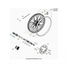 Beta RR350 25 Vorderrad