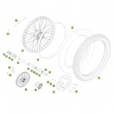 Beta RR350 Racing 13 Vorderrad