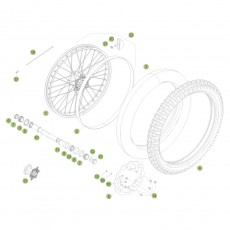 Beta RR350 Racing 15 Vorderrad