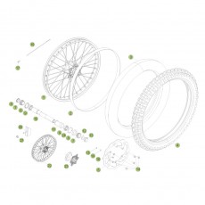 Beta RR390 15 Vorderrad