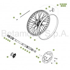 Beta RR390 17 Vorderrad