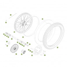 Beta RR430 15 Vorderrad